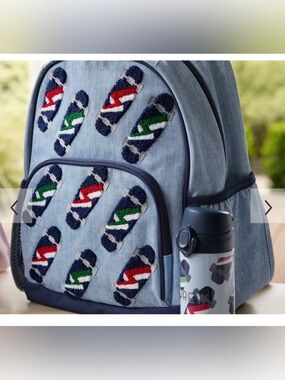 DREW Blue & Navy Skateboard Kids Lunch Bag